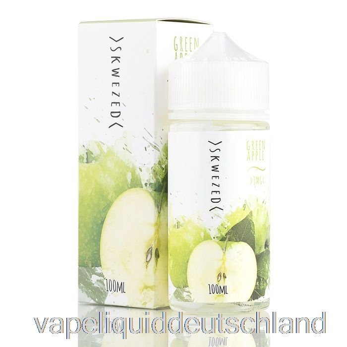 Grüner Apfel - Skwezed E-Liquid - 100 Ml 0 Mg Vape Deutschland